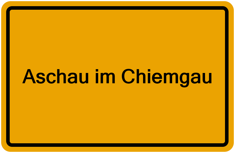 Handelsregister Aschau im Chiemgau